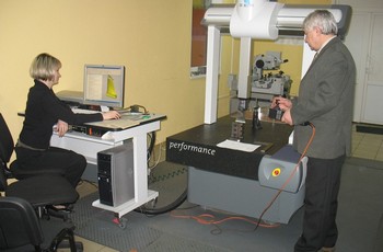 Taking measurements by means of the coordinate measuring machine