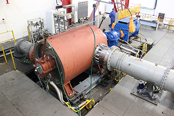 Test bed for centrifugal compressors