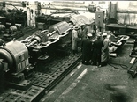 1947 -Inspection of the first gas turbine designed by chief designer  S.M. Zherbin