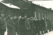 The work battalion of Nevskiy Plant