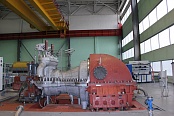 Паровая турбина К-25-3,0 на испытательном стенде производственной площадки &quot;Невский завод&quot;